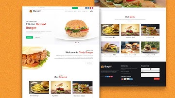Free template-Food order website || HTML CSS JS