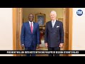 President William Ruto meets with King Philippe of Belgium at King' s Palace