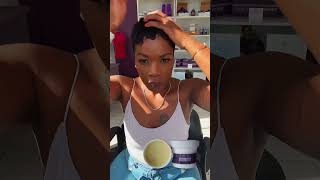 How I maintain my short hair pixie cut using Pixie~ish products & flat iron
