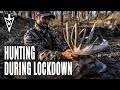 Shooting A Buck Off The Ground, Hunting The Rut During Lockdown | Midwest Whitetail