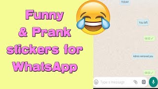 You left sticker and Admin removed you Funny WhatsApp stickers screenshot 4