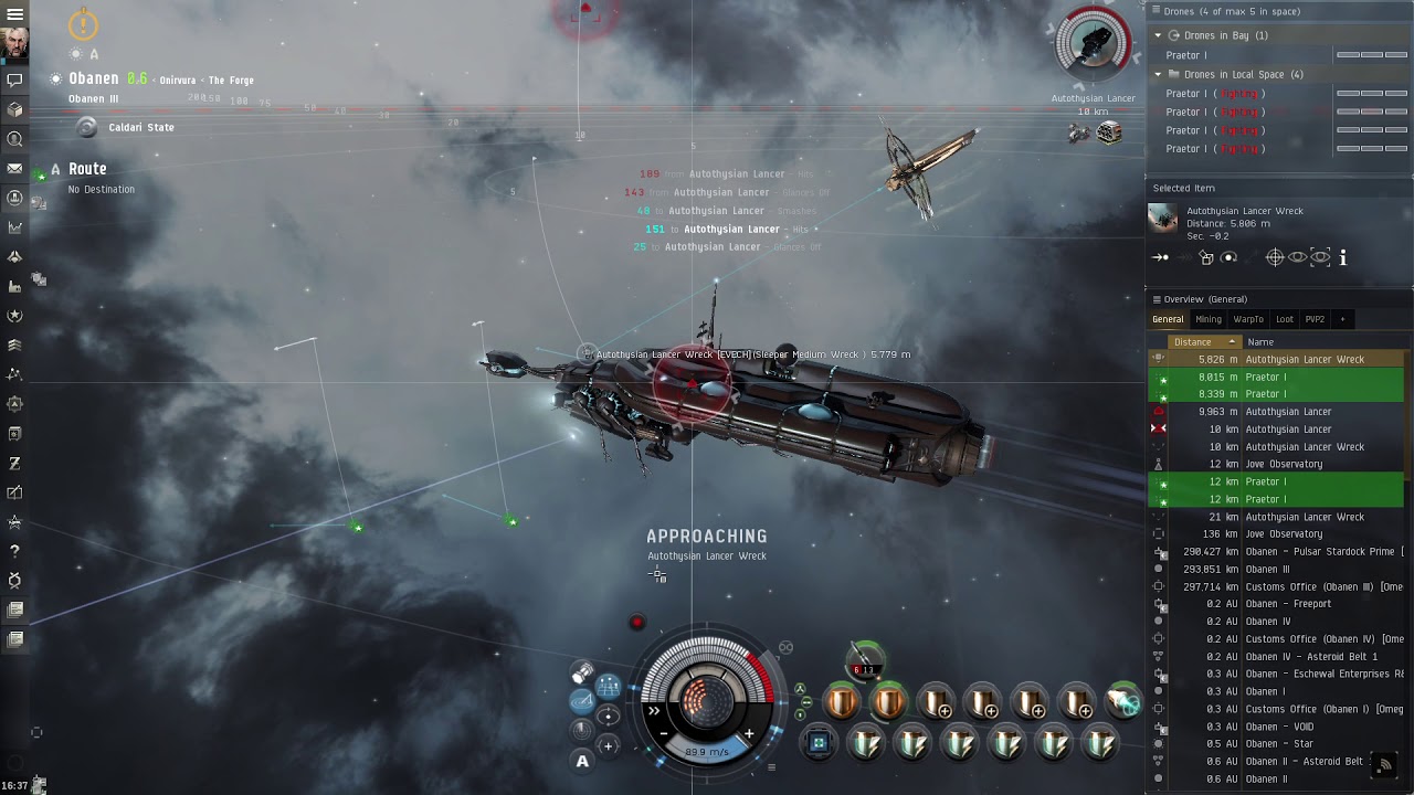 Autothysian lancer eve online
