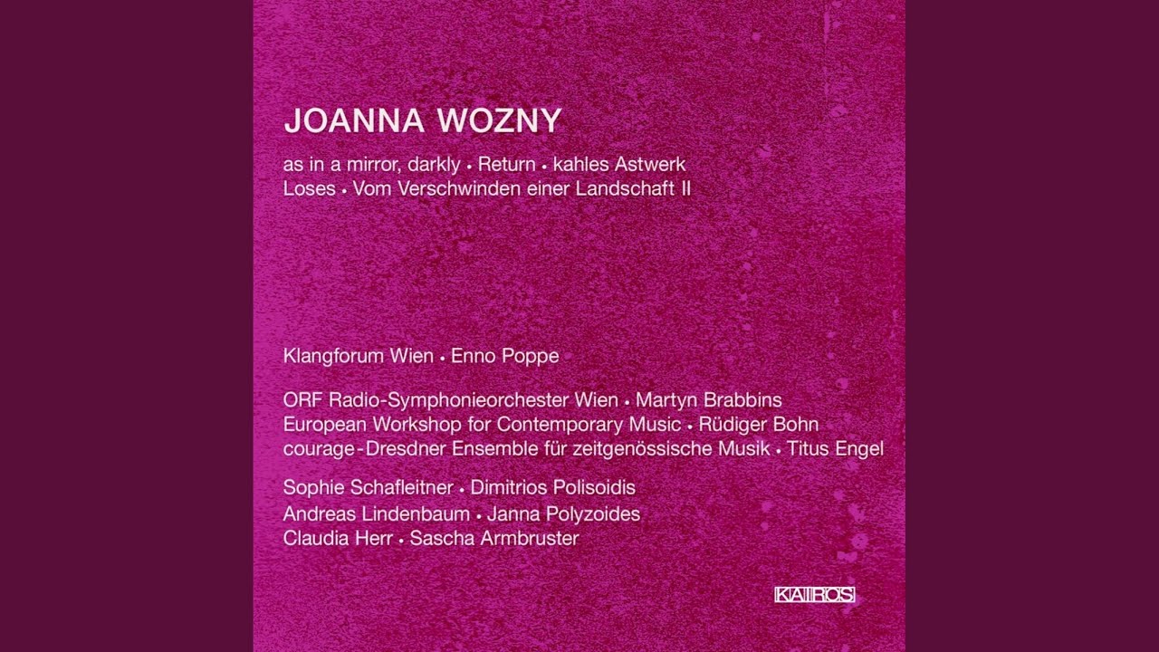 As in a mirror, darkly (2010) for Ensemble