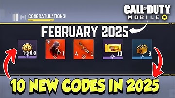 *NEW* CODM 17 WORKING NEW REDEEM CODES FEBRUARY 2025 | NEW CODM REDEEM CODES FEBRUARY 2024|REDEEM CP