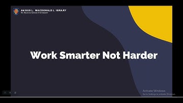 How to Find Tutorials on the Library Website