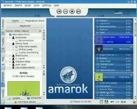 Amarok 2 Playlist Grouping (KDE Commit-Digest Issue 84)