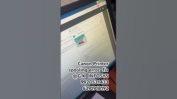 Canon Printer spooling error fix error | Printer Diagnose | NO FIX NO FEES |AMC | Update basic2 High