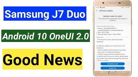 Samsung J7 Duo Android 10 OneUI 2.0 Update 🔥🔥🔥