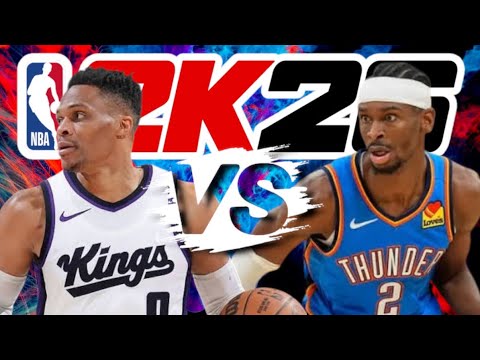 NBA LIVE Latest Roster Thunder VS Kings October 17,2025 NBA 2k26 PS5 - YouTube