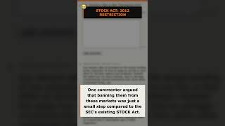 Senators ban themselves from #PredictionMarkets #HackerNews
