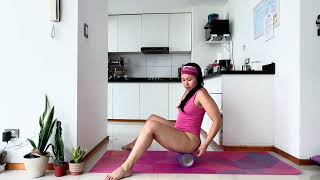 3-Minute Yoga Roller Self Massage for Upper & Lower Back | Stress Relief & Deep Relaxation 