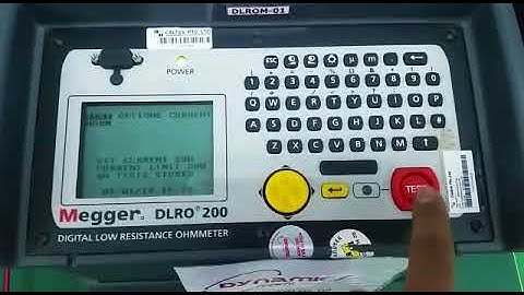 Megger DLRO 200 Repairs by Dynamics Circuit (S) Pte. Ltd.
