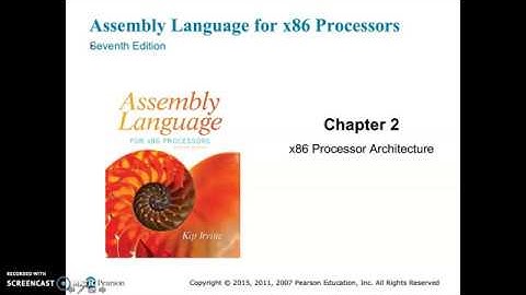 Irvine Chapter 2 - x86 Processor Architecture