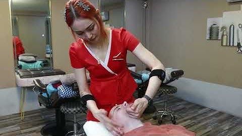 Ladyboy Thai Massage: Head & Face Massage (Part 1)