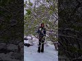 “The first snow, a silent promise of winter’s beauty.”#family #snow #adventure