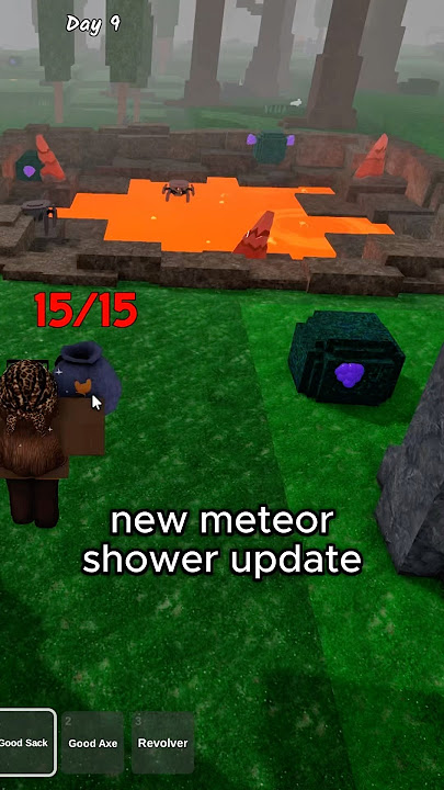 Download lagu NEW meteor update ☄️99 nights in the forest #roblox