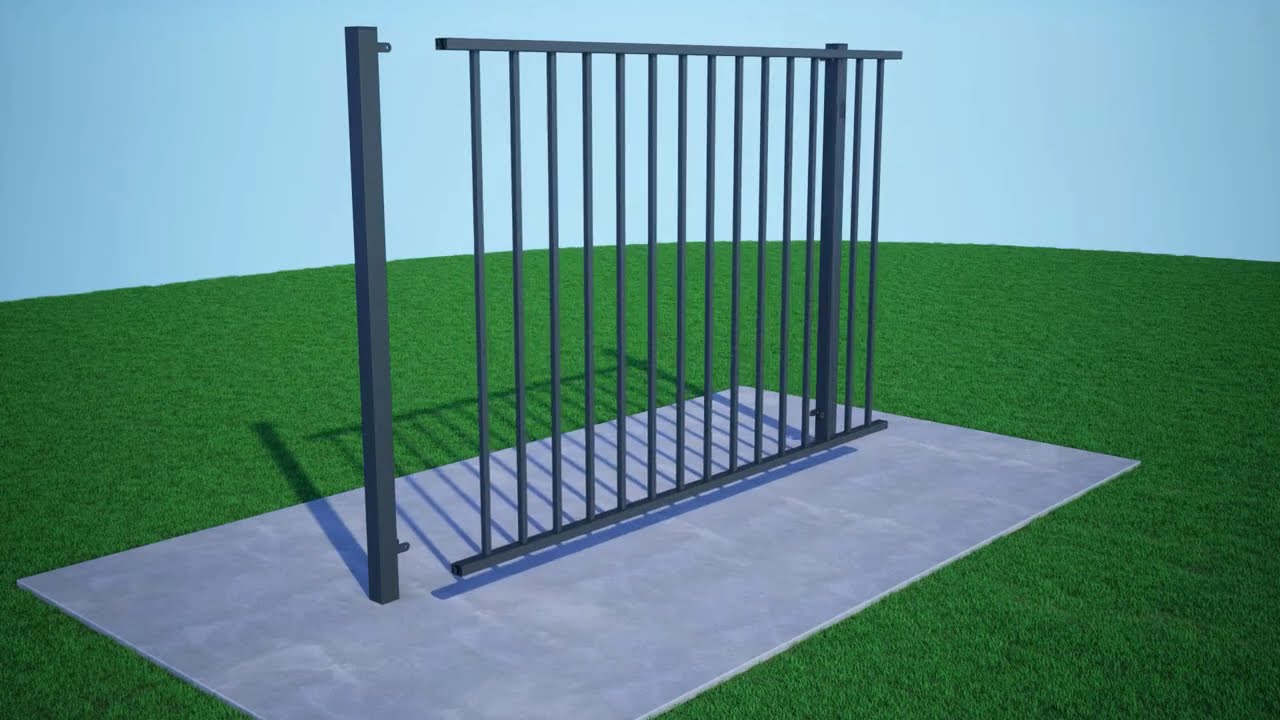 Fence in a box Aluminum Outlet YouTube