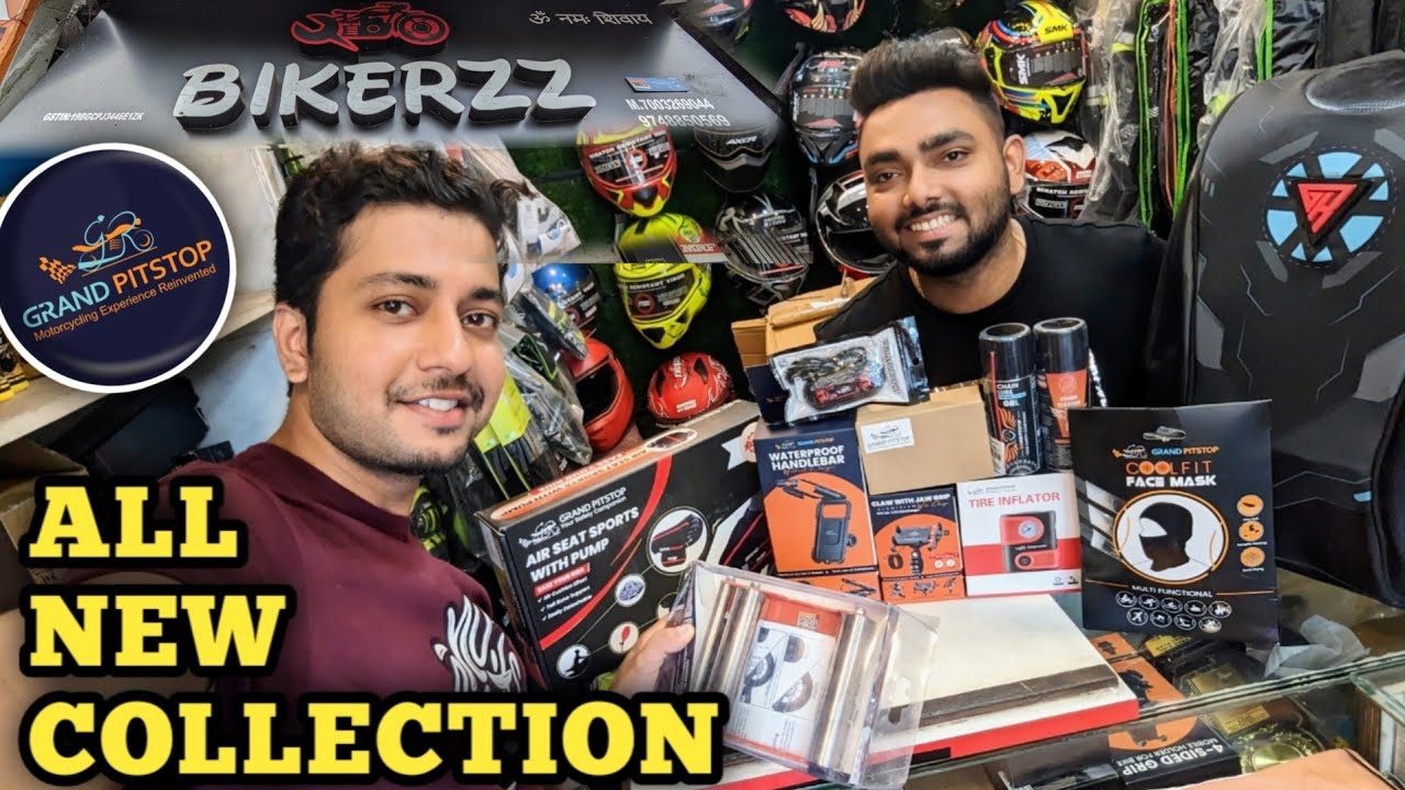 ALL NEW BIKING Accessories by GRAND PITSTOP || Best bike modification at Kolkata 