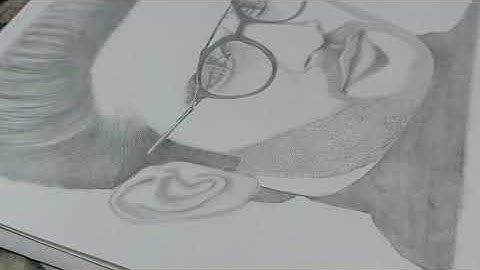 Sushant Singh Rajput Drawing Step By Step | Shwet Sketches