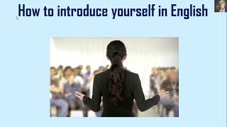 How to introduce yourself in English كيف تعرف نفسك بالانجليزي