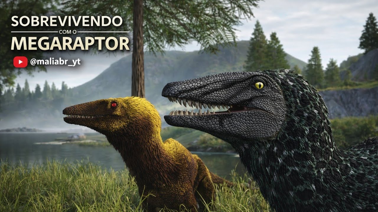 SOBREVIVENDO COM O MEGARAPTOR | The Cursed Isle 🦕