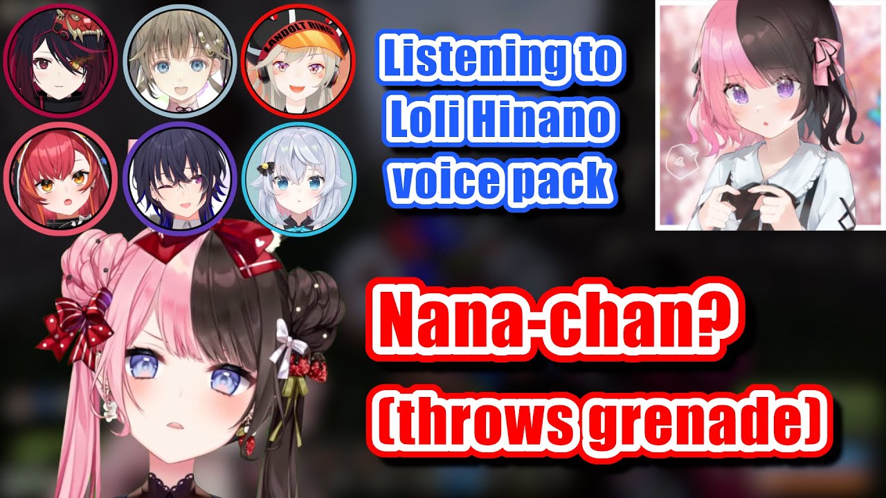 Kagura Nana Mistakenly Gives Loli Hinano Voice Pack to Lisa [VSPO/VCR RUST]