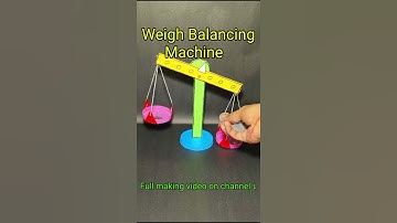 Weigh Balancing machine science project #shortsfeed #shorts #short #youtubeshorts #shortvideo