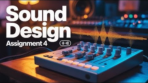 📌 Assignment 4 -- Sound Design [Not Just a Video Editing Cohort 9.0] by  @TharunSpeaks ​