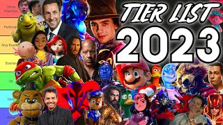 TIER LIST de TODAS las PELÍCULAS que VI en 2023  TOP 2023 MEJORES y PEORES (Animadas y LiveAction)