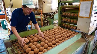 Mass production process of rubber baseballs and softballs at a 100yearold Japanese factory.