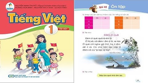 Tiếng Việt 1 Cánh diều - Bài 45 - Ôn tập