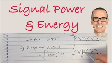 Signal Power and Energy