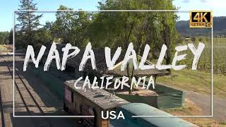 USA🇺🇸- Napa Valley | Aerial above Best Wineries | Sonoma | California Wine Regions | 4K Drone