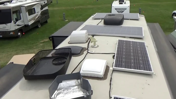 How to fix a broken RV air conditioner squirrel cage fan