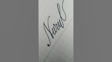 ☆Nurul☆#calligraphy #handwriting #lettering #writing #signature #art #shortvideo