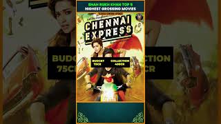 Shah Rukh Khan: Top 5 Global Grossers! ⚡#Shorts #Tollywood #ShahRukhKhan #BoxOffice #MovieFacts