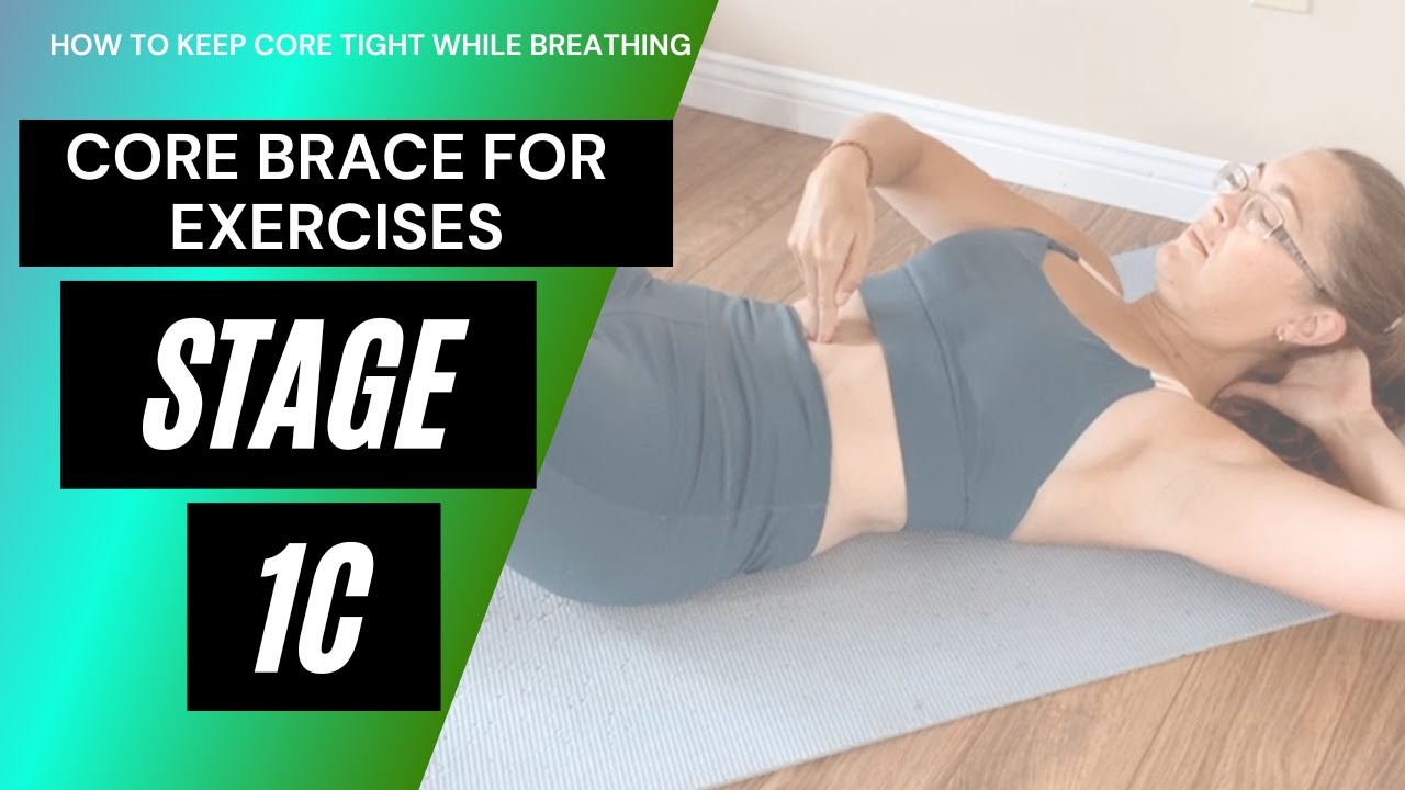 How to keep core tight while breathing - Core Fitness for Moms 