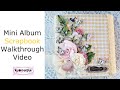 Mini Album Scrapbook-Walkthrough Video- My Creative Scrapbook #albumscrap #scrapbookingalbum
