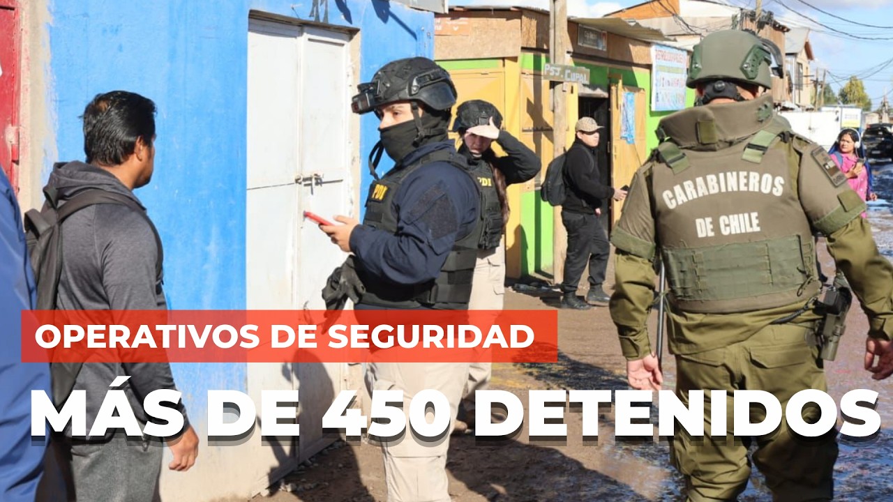 Múltiples operativos de seguridad en 7 regiones deja más de 450 ...