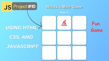 Build a Whack-a-Mole Game with HTML, CSS, and JavaScript | Beginner-Friendly Tutorial