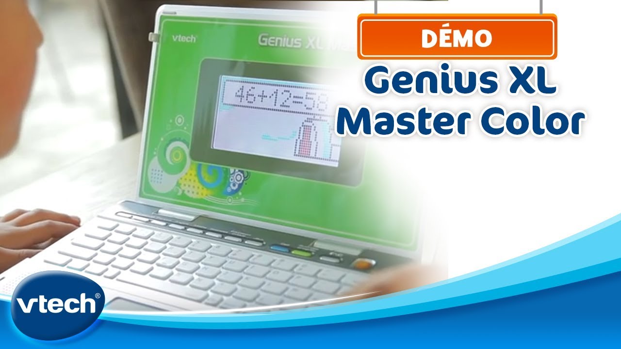 Genius XL Master Color - L'ordinateur couleur 100% bilingue (CP au CM2) |  VTech - YouTube