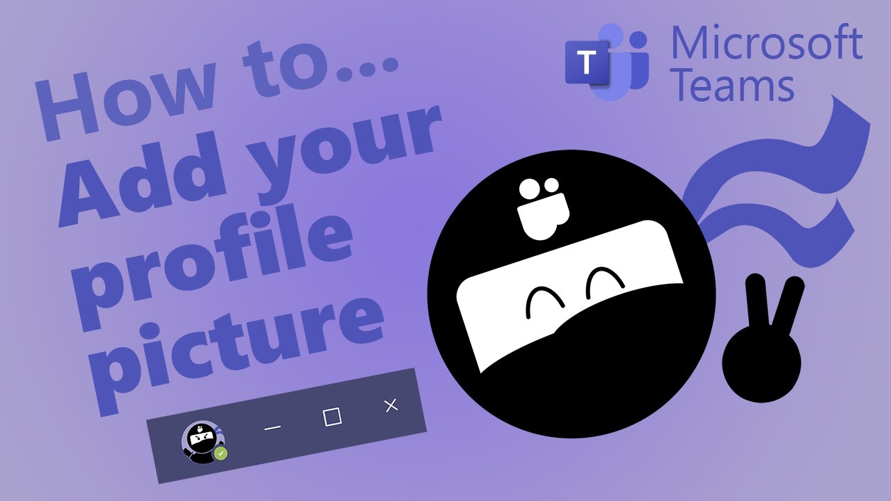 How to add your profile picture (Microsoft Teams) - YouTube