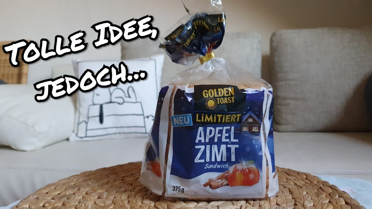 Golden Toast Apfel Zimt Winter Edition | Lohnt der? | FoodLoaf - YouTube