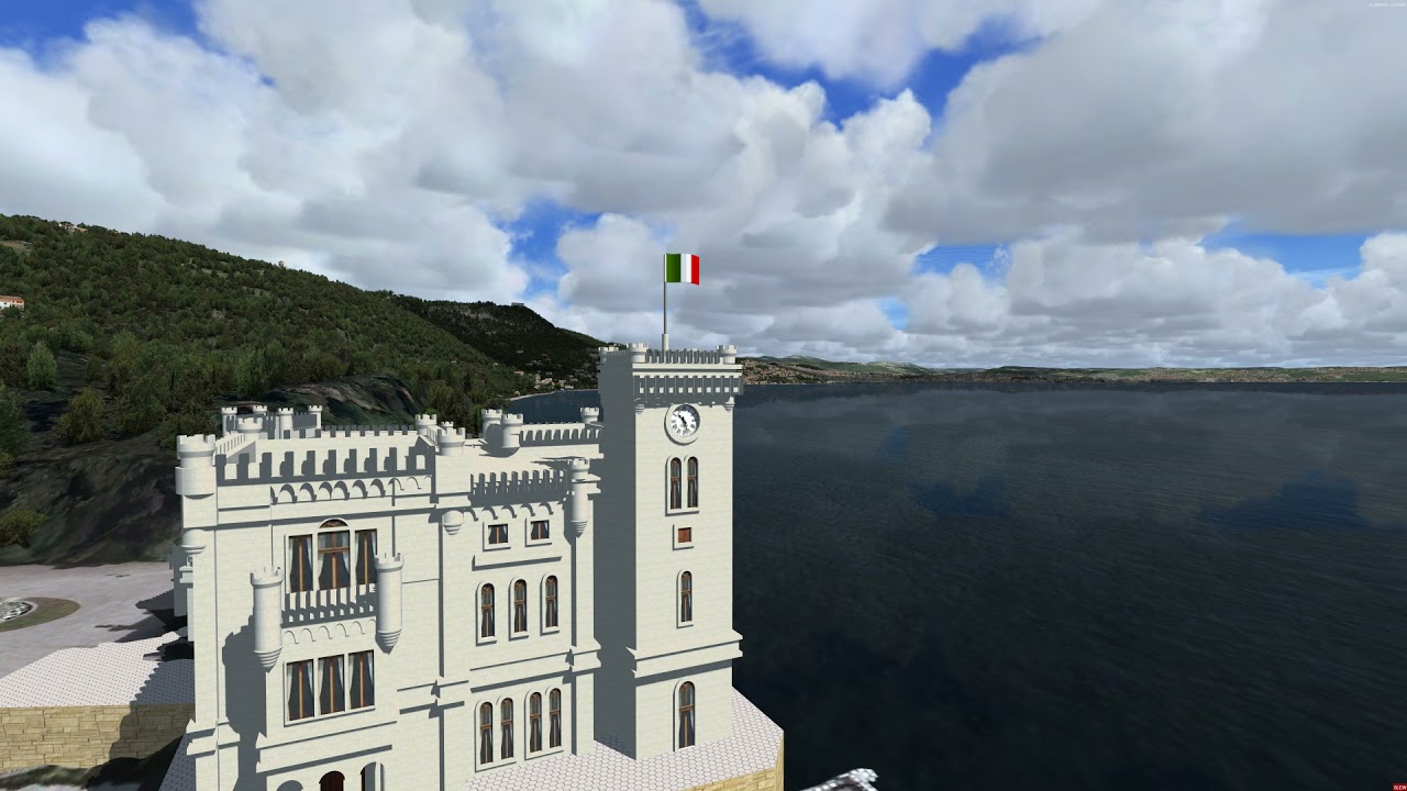 TRIESTE MIRAMARE CASTELLO 3D
