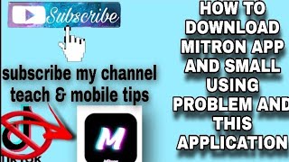 HOW TO DOWNLOAD MITRON APP AND SMALL USING PROBLEM AND THIS APPLICATION screenshot 5