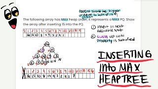 Inserting Into Max Heap| Data Structures 112 RU