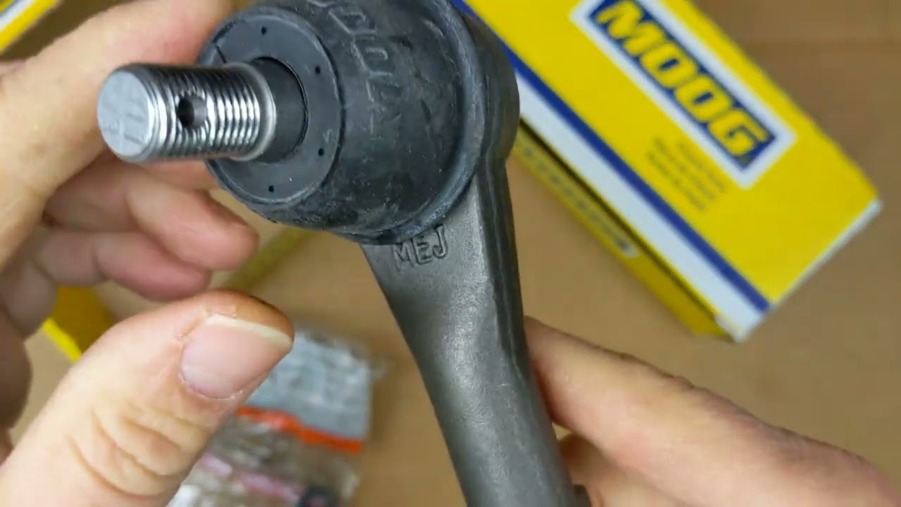 Moog ES3667 outer tie rod ends for 2004 Ford Explorer unboxing from Amazon steering suspension align