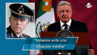 Detención de Cienfuegos es muestra inequívoca de la descomposición del régimen: AMLO