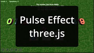 25b Pulse effect three.js