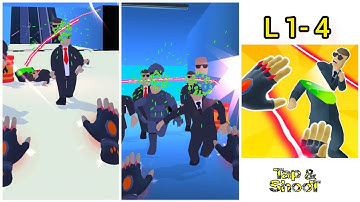 Laser Gun Levels 1-4 Gameplay Walkthrough Android Games, ios All Levels Unlock Simulator